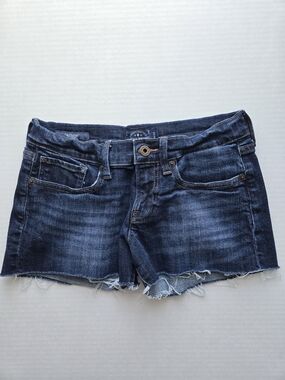 Lucky Brand - Dark Wash Denim The Cutoff Shorts Size 00 / 24